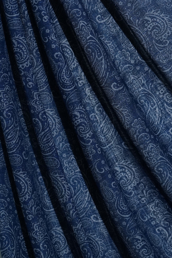 Amber Dusk Lawn - Navy Blue