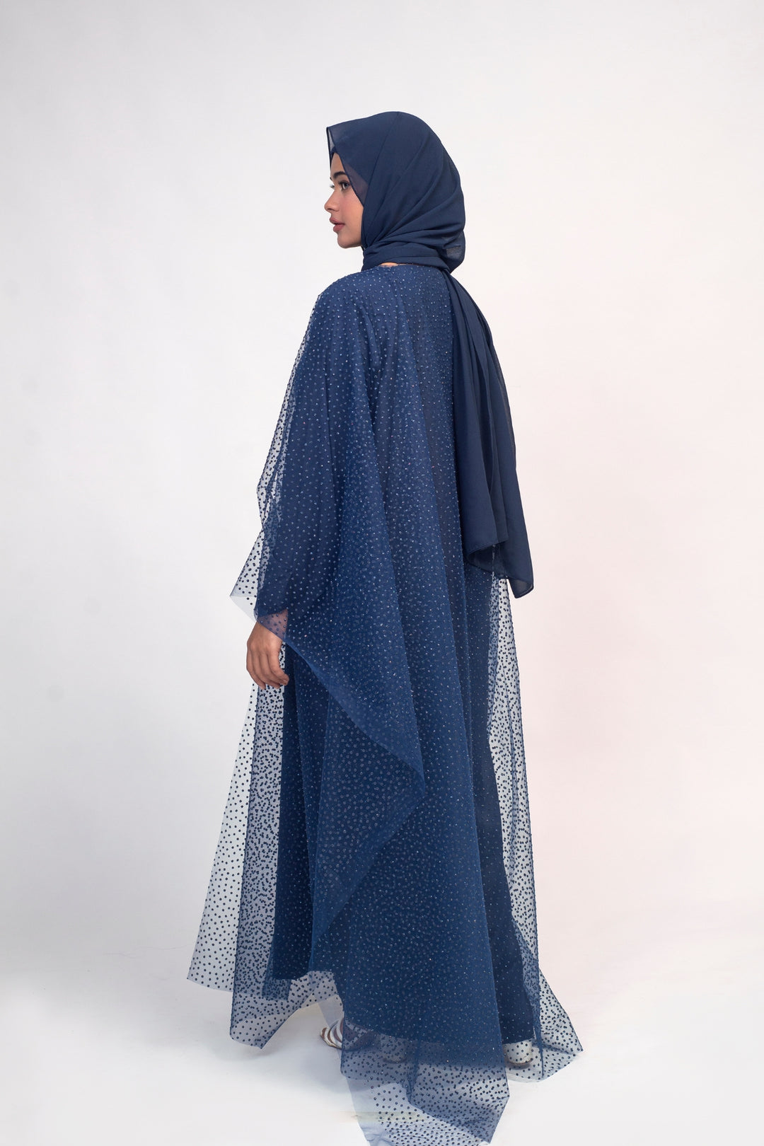 Midnight Starlit Abaya