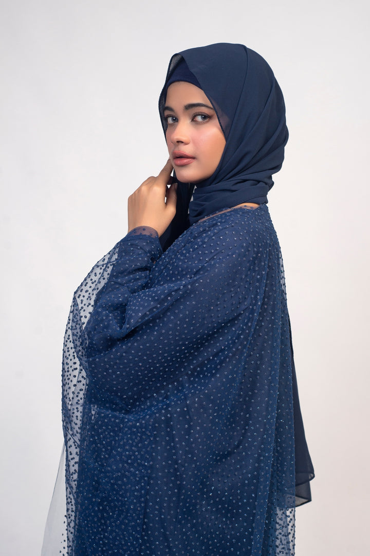 Midnight Starlit Abaya