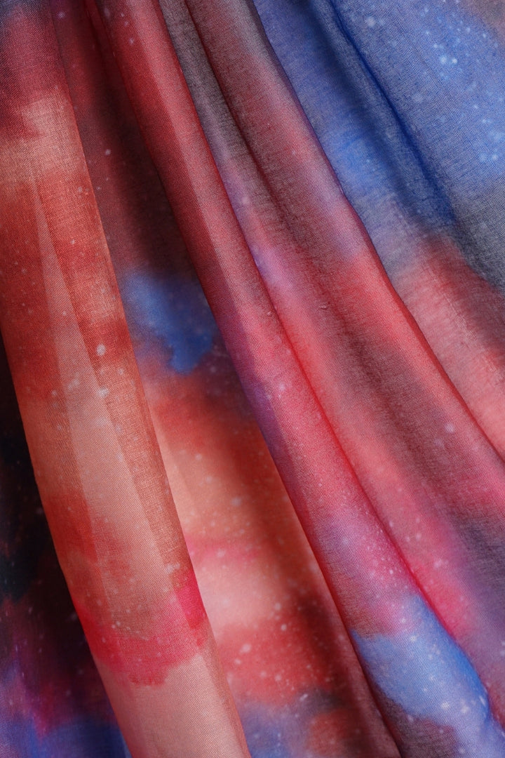 Printed Viscose Modal Hijab - Nova Drift