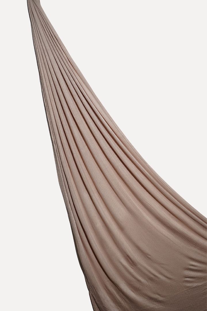 Micro Rib Jersey - Nude Beige