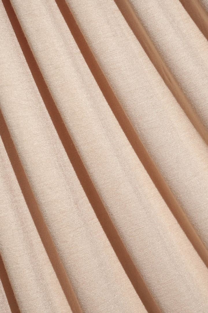 Plain Jersey Hijab - Nude Beige