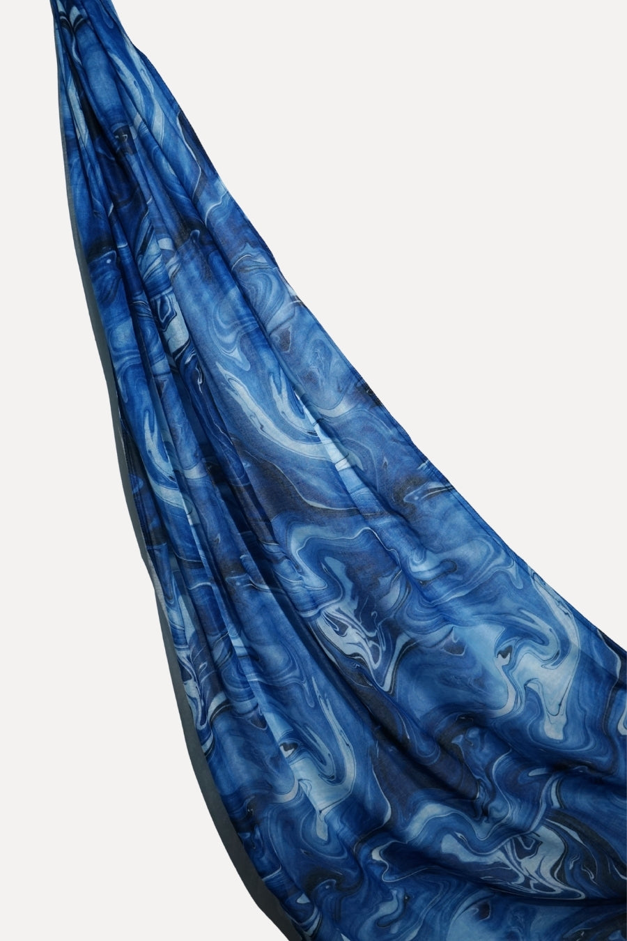 Printed Viscose Modal Hijab - Ocean Swirl