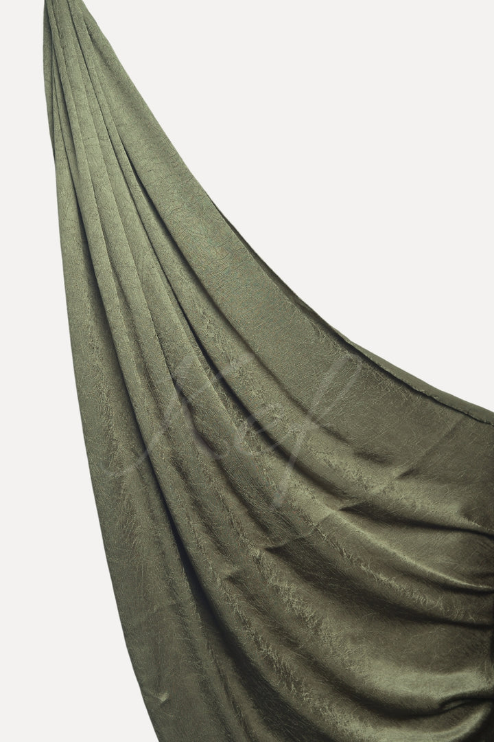 Crepe Textured Chiffon - Olive