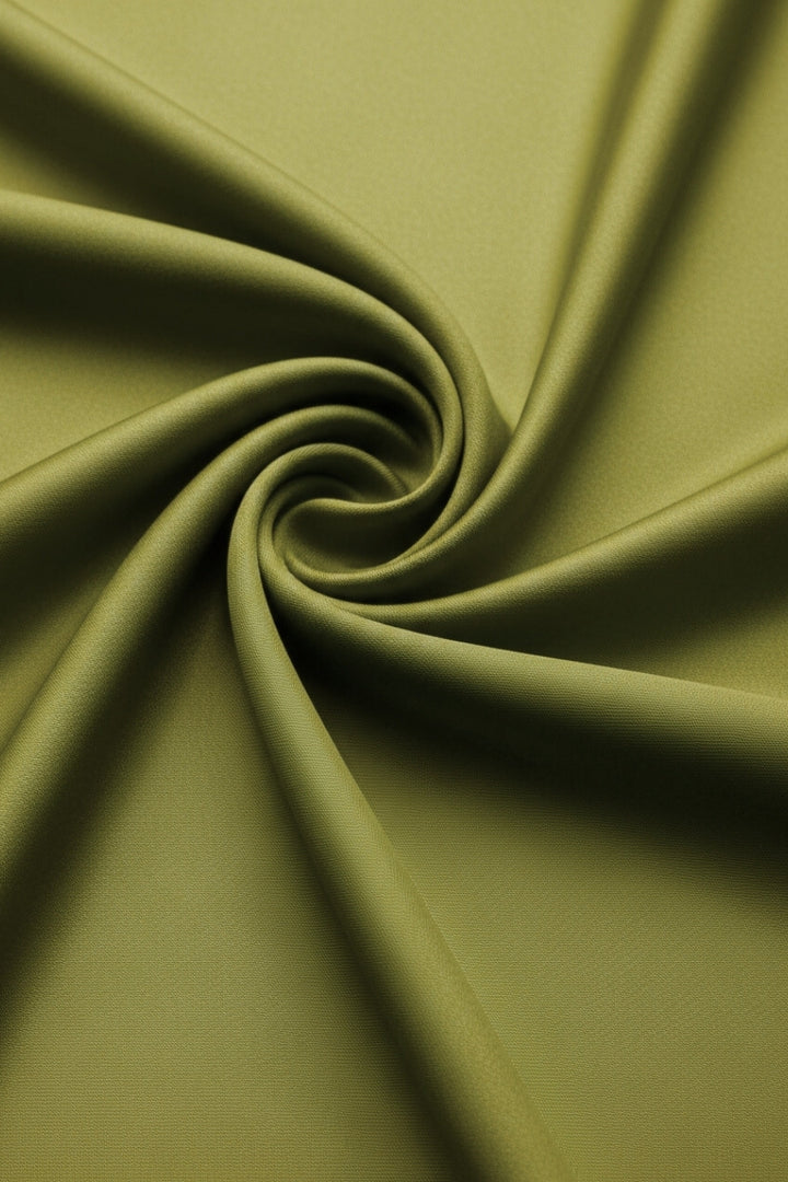 Plain Silk Hijab - Olive