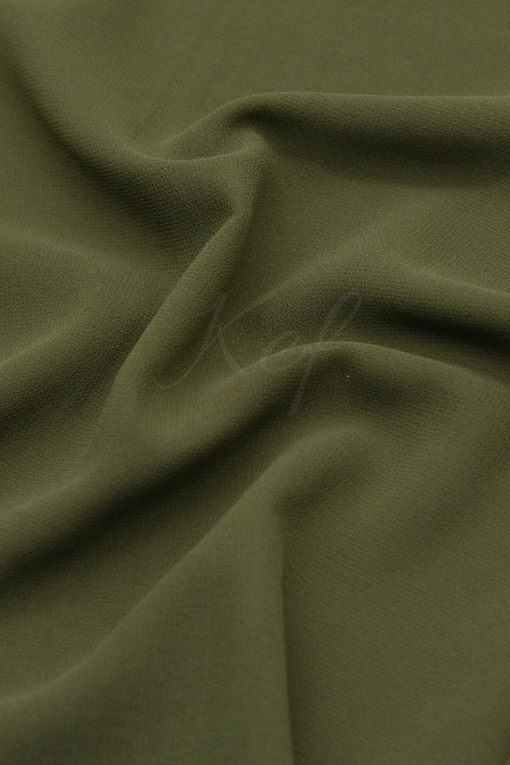 Georgette Hijab - Olive