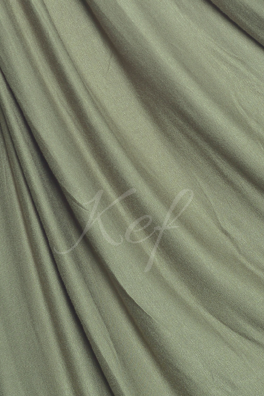 Plain Jersey Hijab - Olive