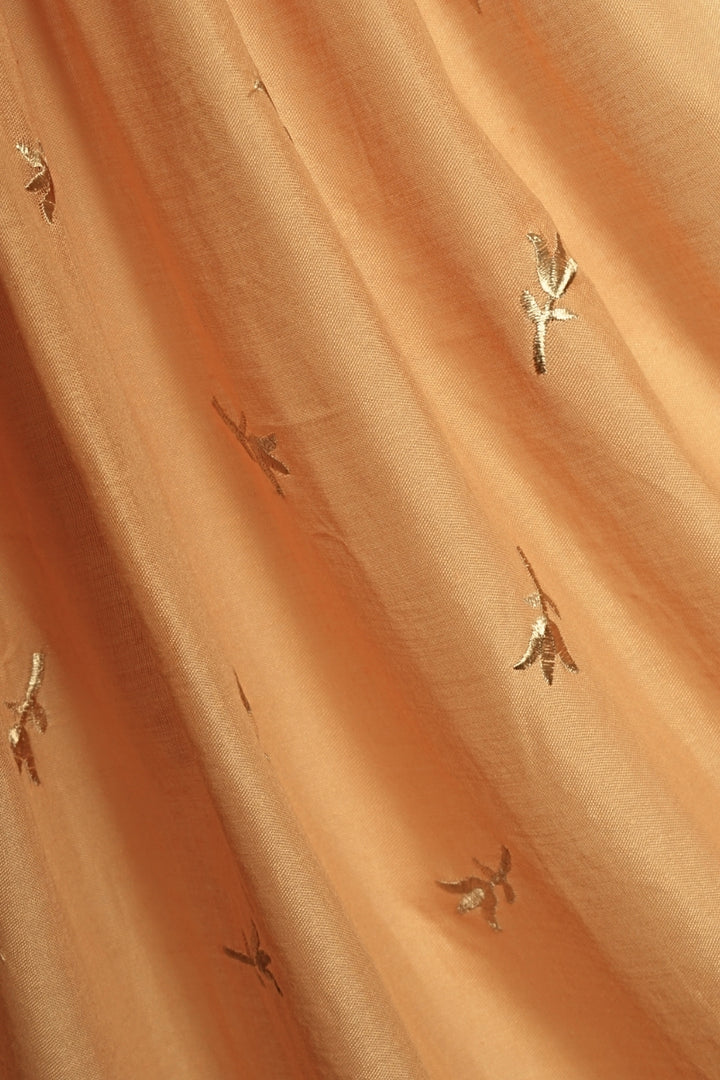Grace Embroidery Lawn Hijab - Ochre