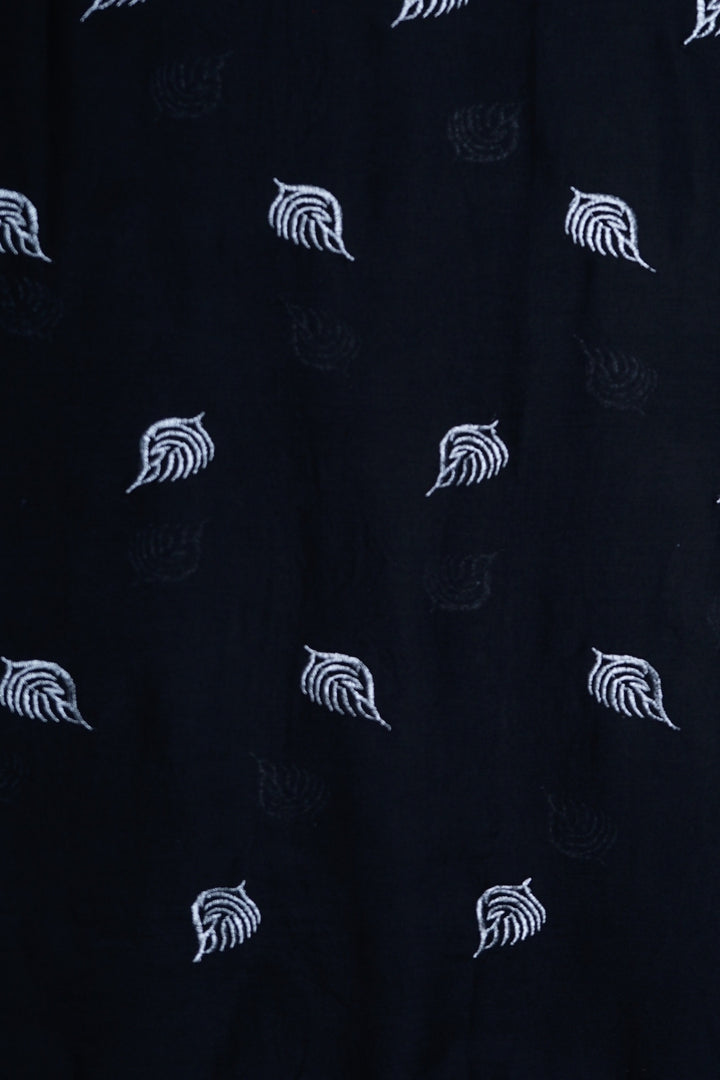 Ovate Lawn Hijab - Black