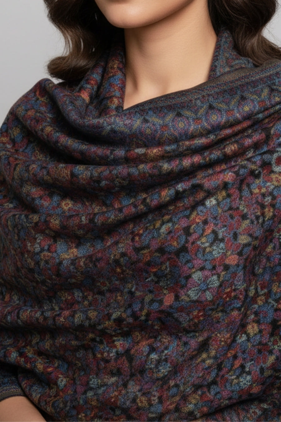 Printed Cashmere Memoir Hijab - Paisley Perfection