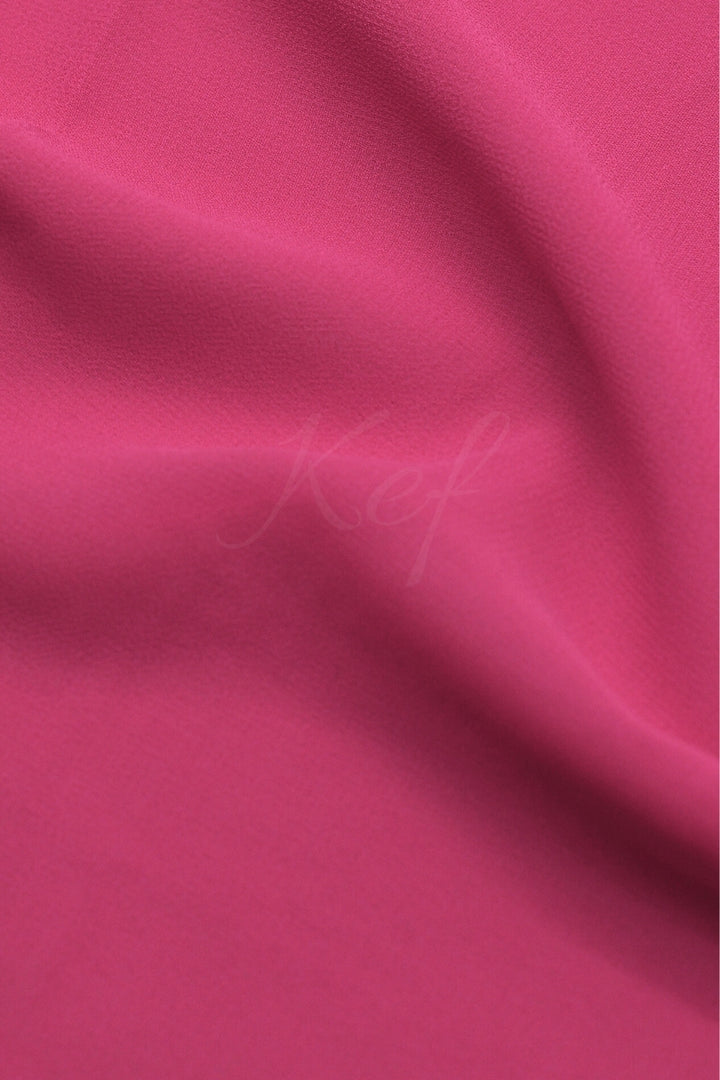Georgette Hijab - Pansy Pink