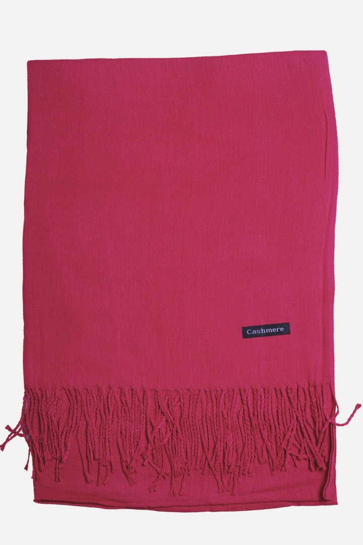 Plain Cashmere Hijab - Pansy Pink