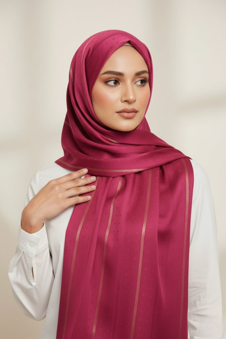 Golden Petal Lawn - Pansy Pink