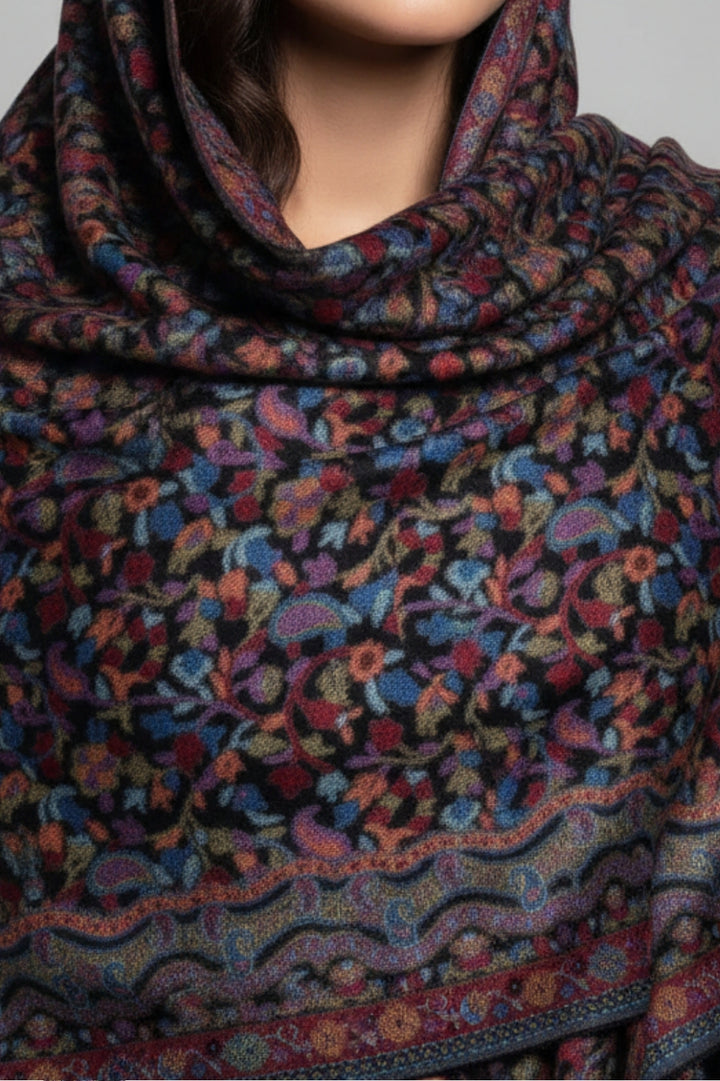 Printed Cashmere Twilight Hijab - Pash Glow