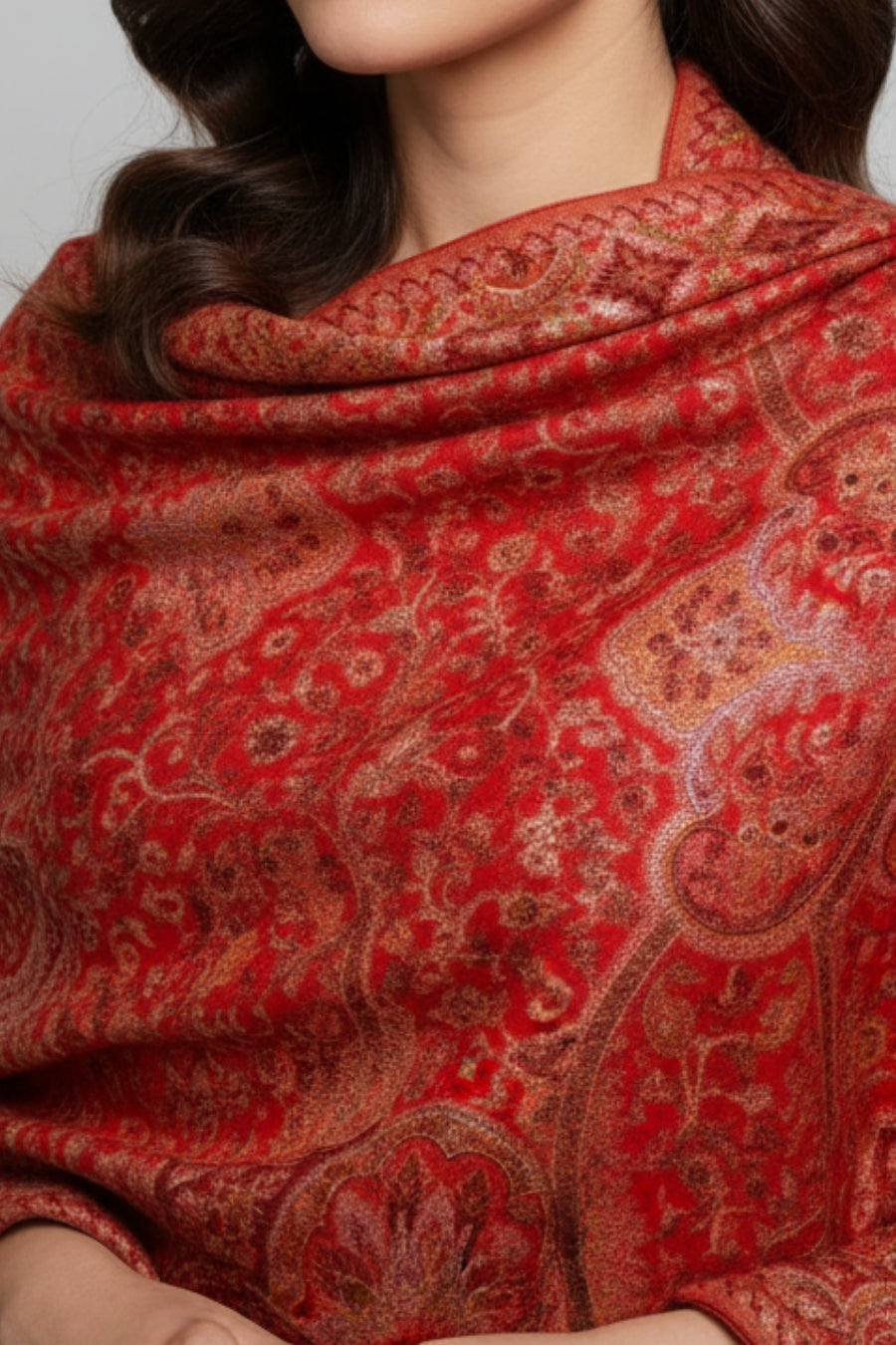 Printed Cashmere Nobel Hijab - Pashvi
