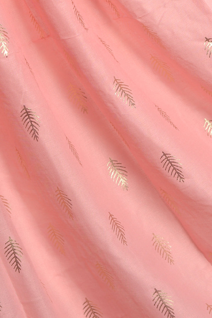 Willow Foil Lawn Hijab - Peachy Pink
