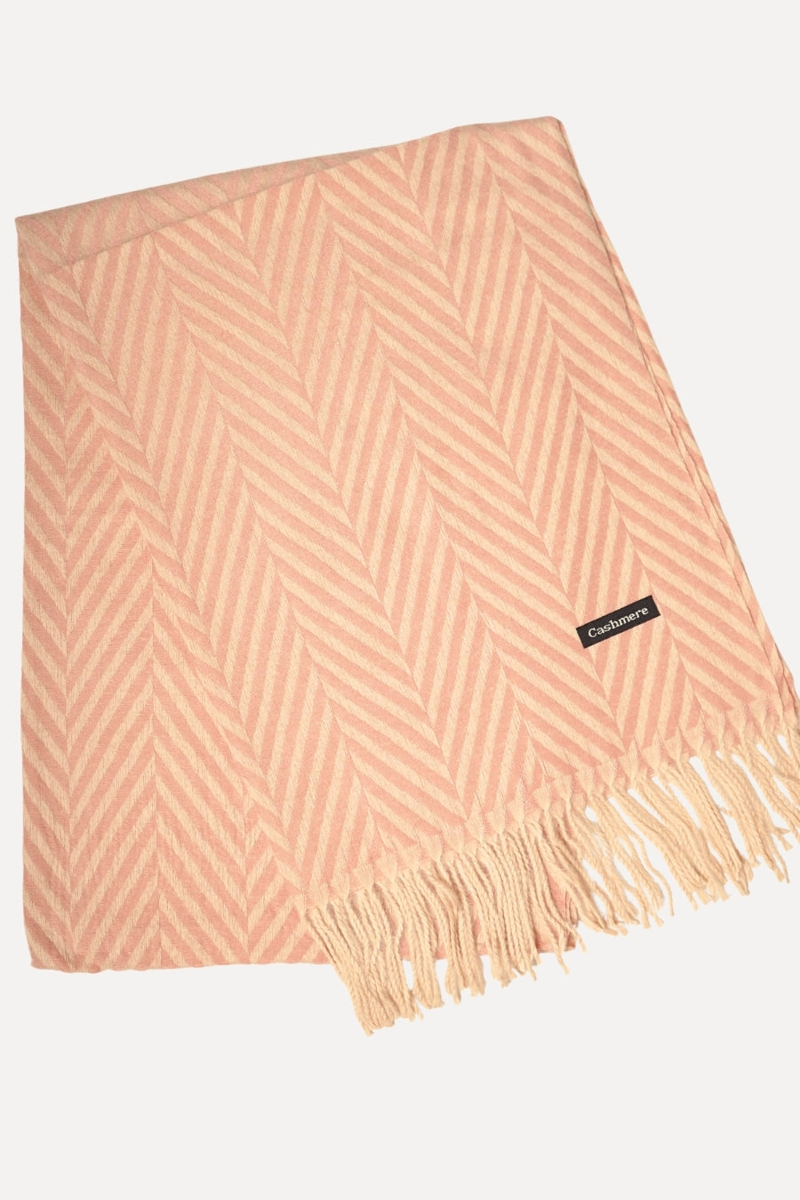 Patterned Cashmere - Peachy Pink