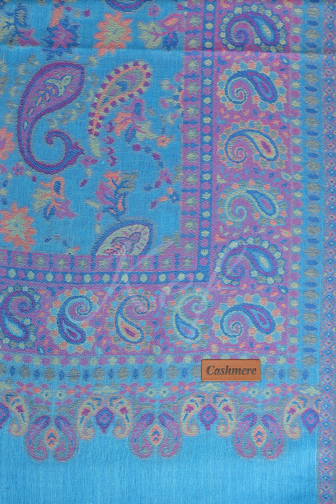 Printed Cashmere Hijab - Peacock