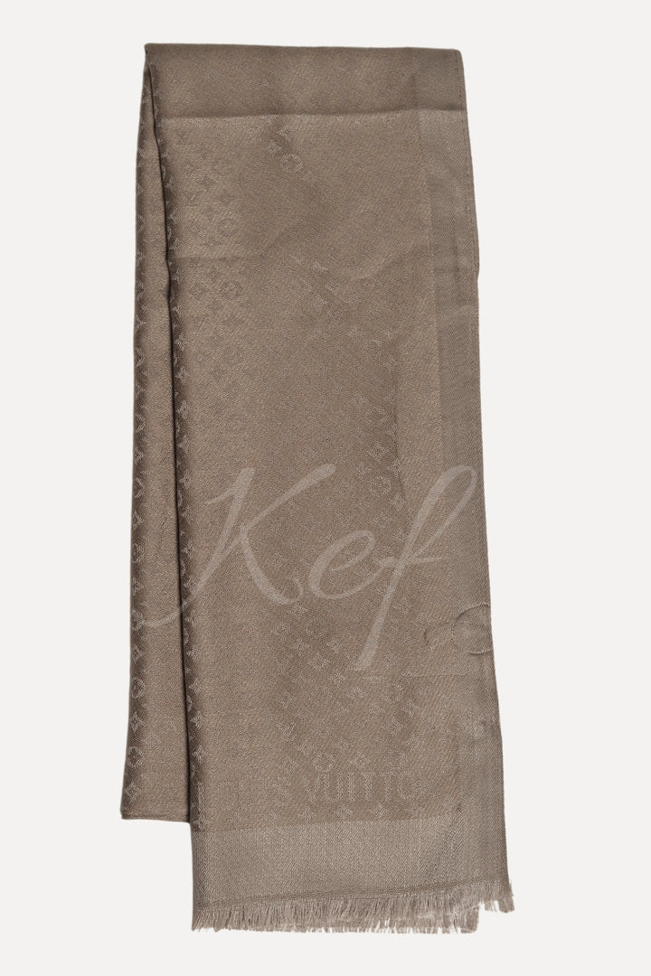 Star LV Cashmere Hijab -  Peanut