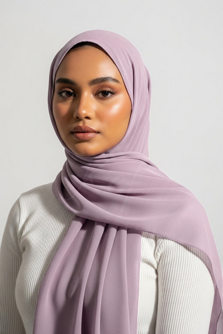 Georgette XL Hijab - Periwinkle