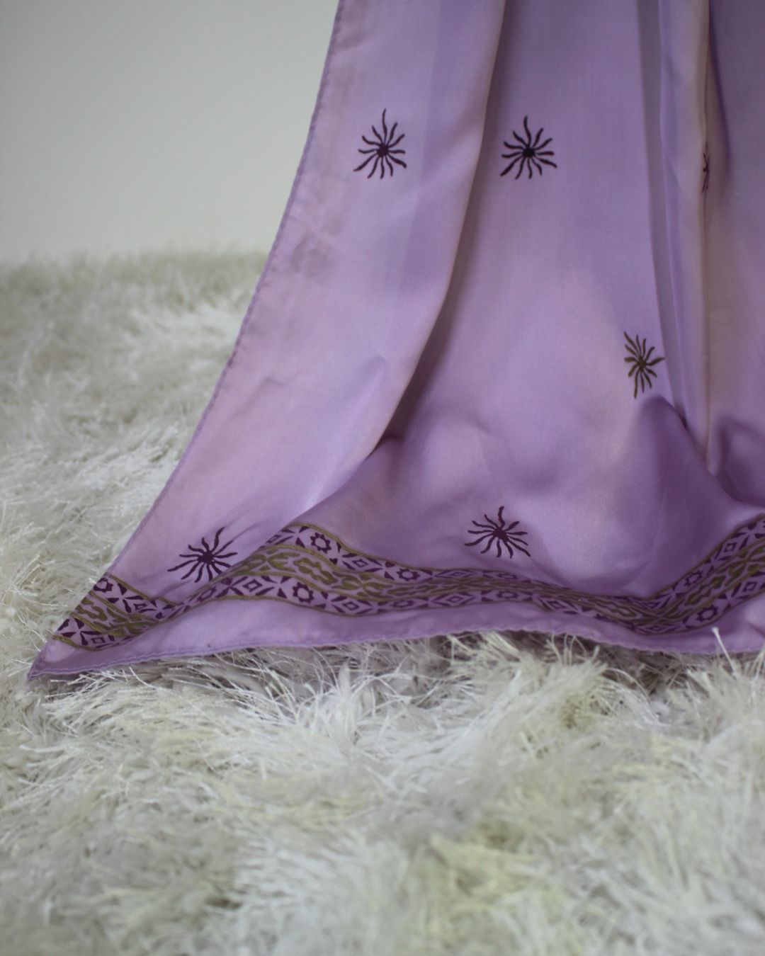 Block Print Silk - Periwinkle
