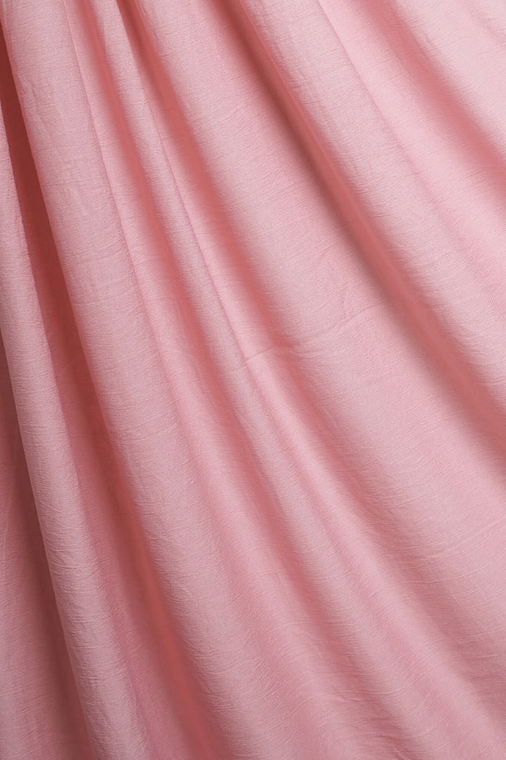 Crumpled Lawn Hijab - Pink