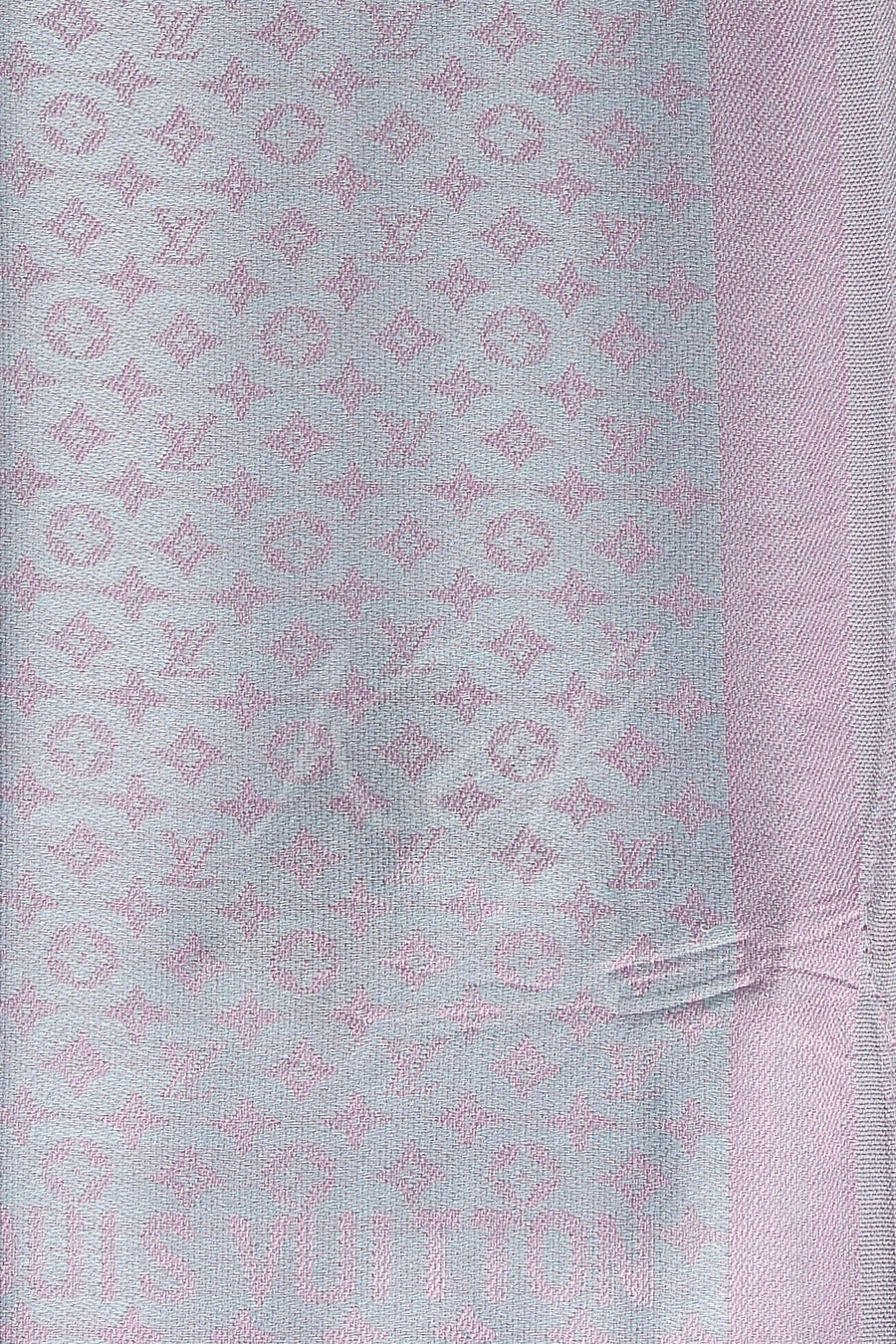 Star LV Cashmere Hijab -  Pink Lake