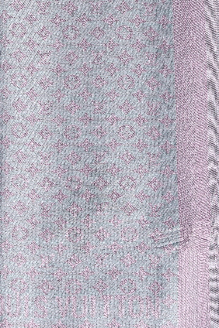 Star LV Cashmere Hijab -  Pink Lake