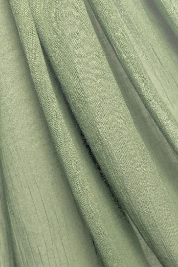 Soft Crumpled Lawn Hijab - Pista
