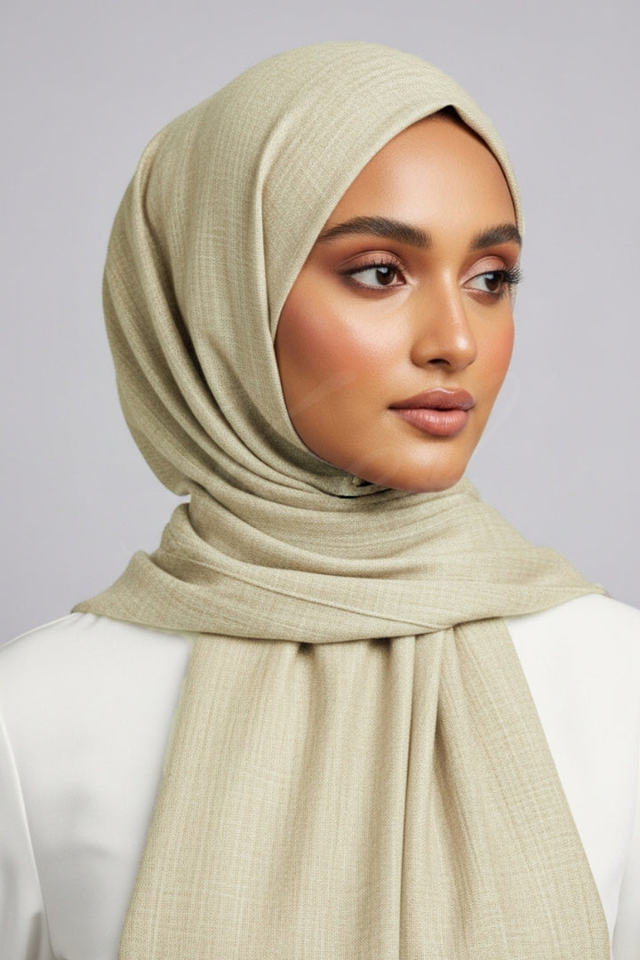Turkish Lawn Hijab - Platinum