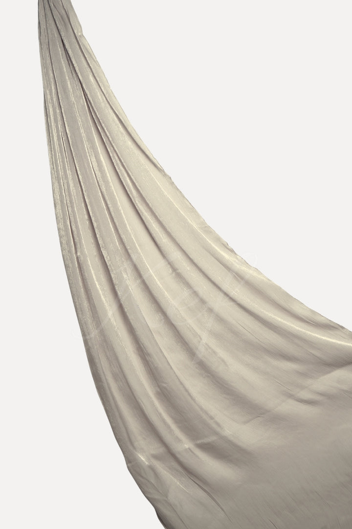 Lux Chiffon Hijab - Platinum