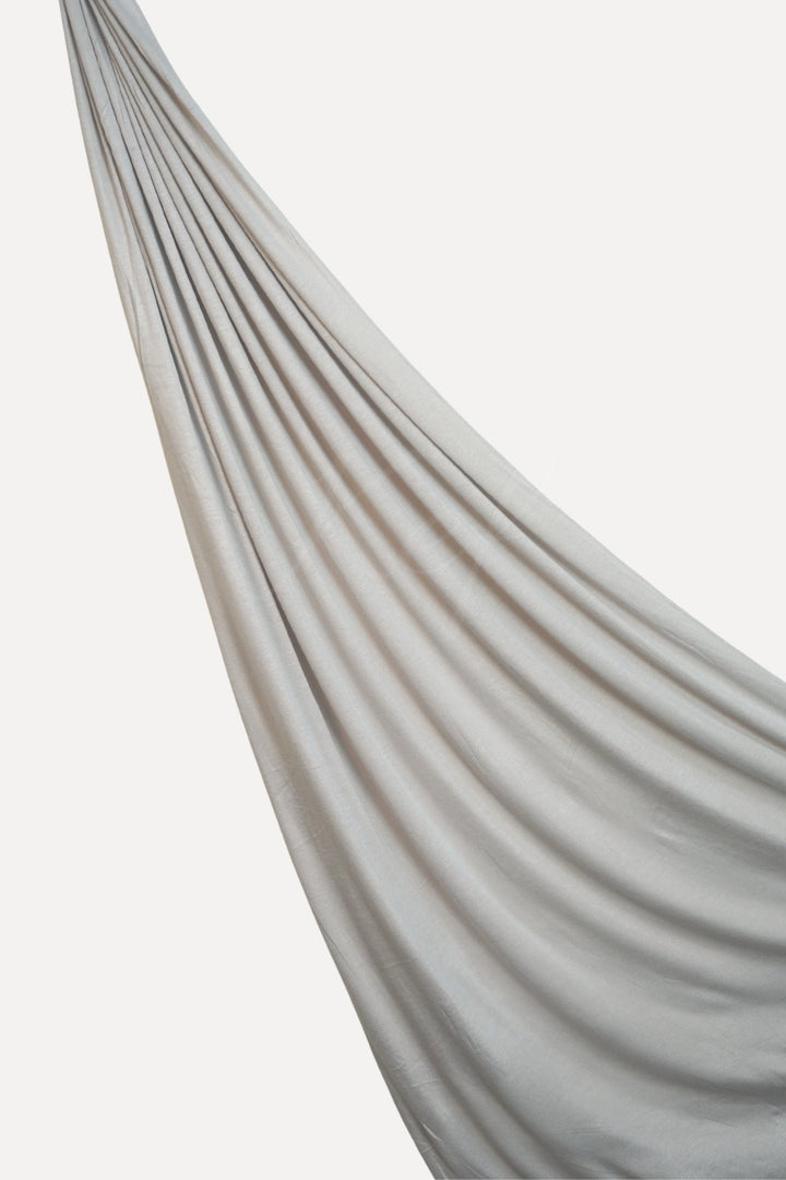 Woven Jersey Hijab - Platinum