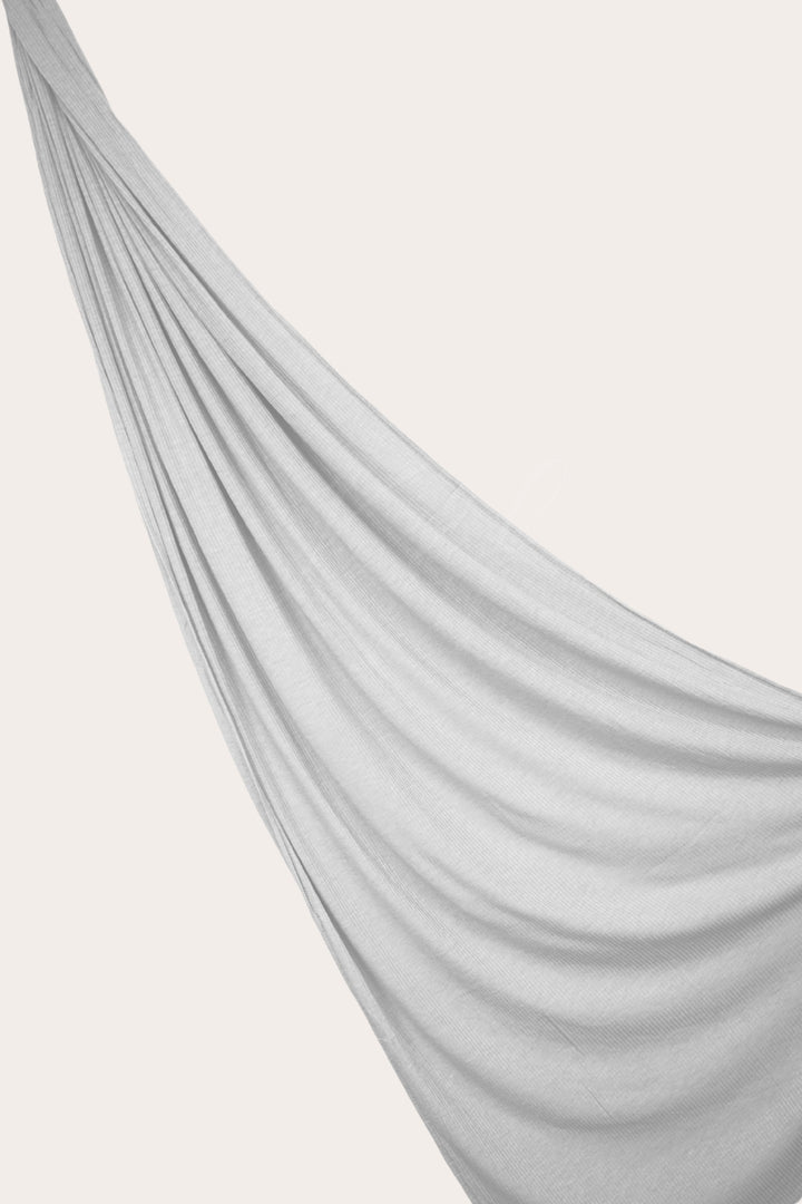 Ribbed Jersey Hijab - Platinum