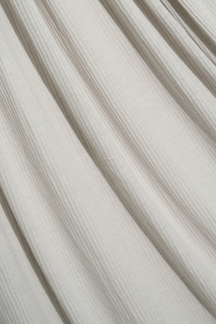 Textured Rib Jersey Hijab - Platinum