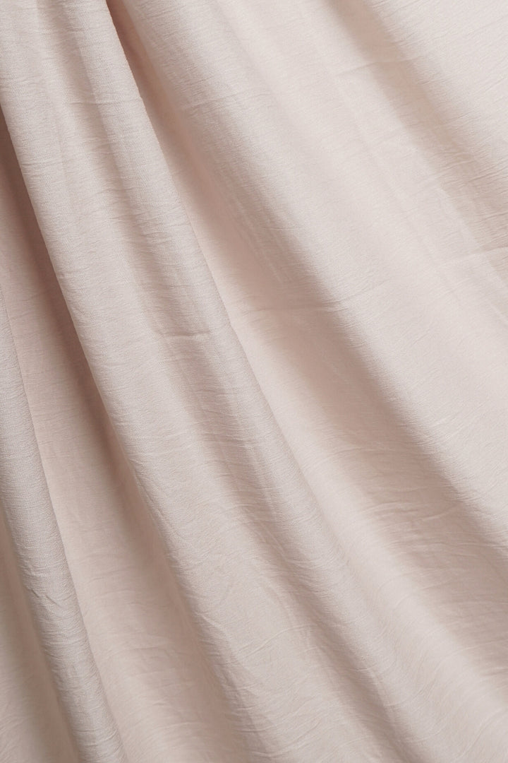 Crumpled Lawn Hijab - Platinum