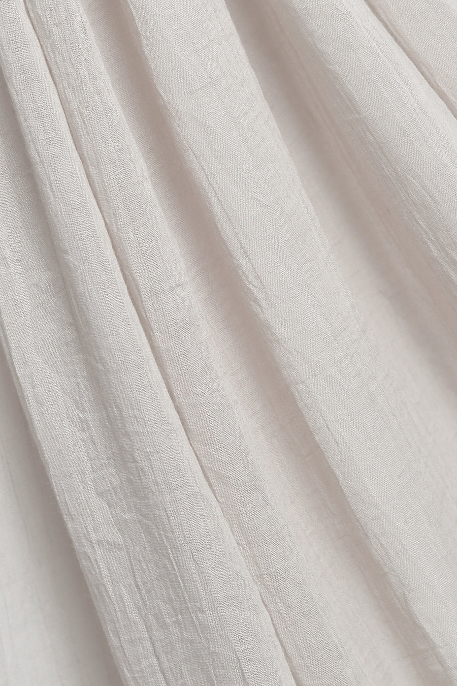 Soft Crumpled Lawn Hijab - Platinum