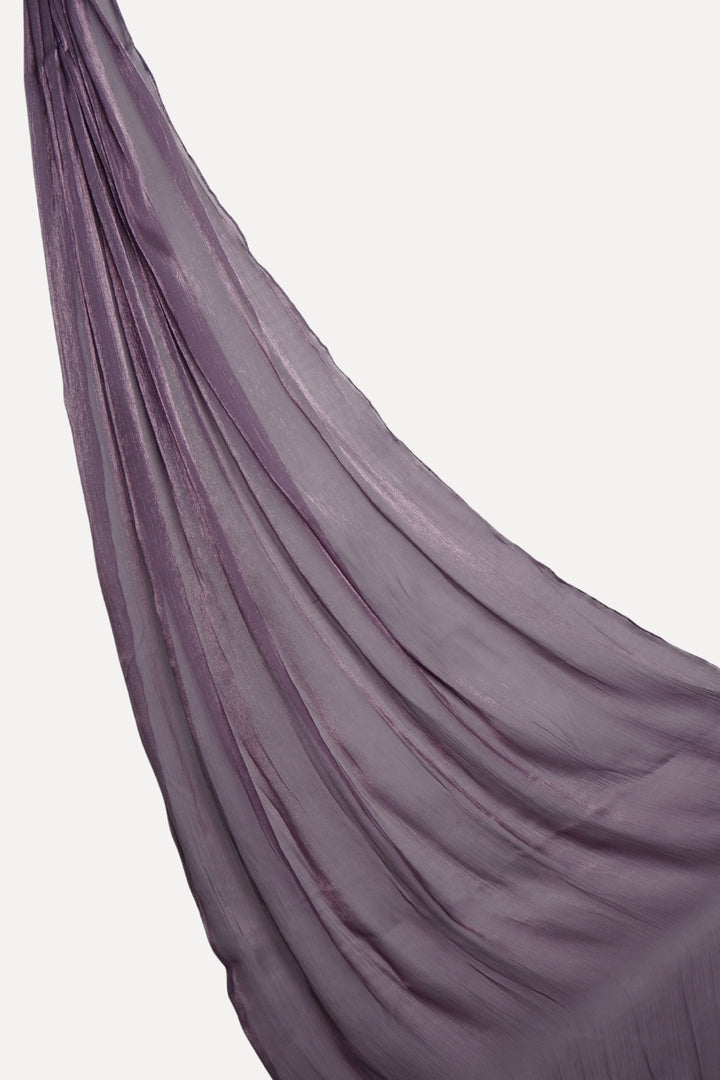 Luxe Chiffon Hijab - Plum