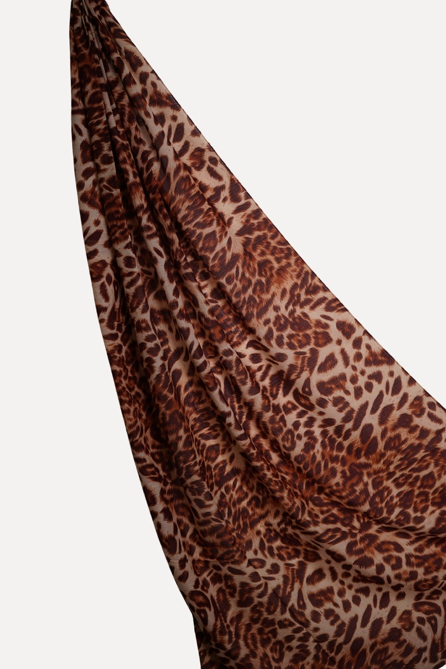 Printed Lawn Weave - Plum Leopard