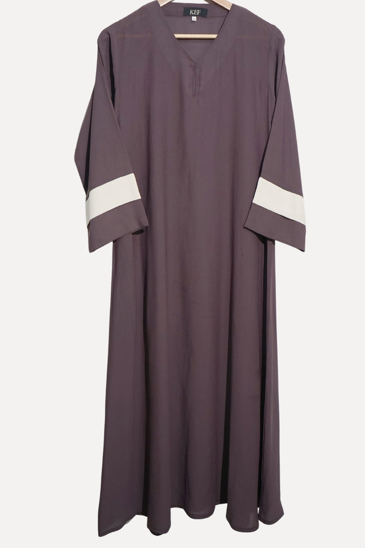 Plum Serenity Abaya