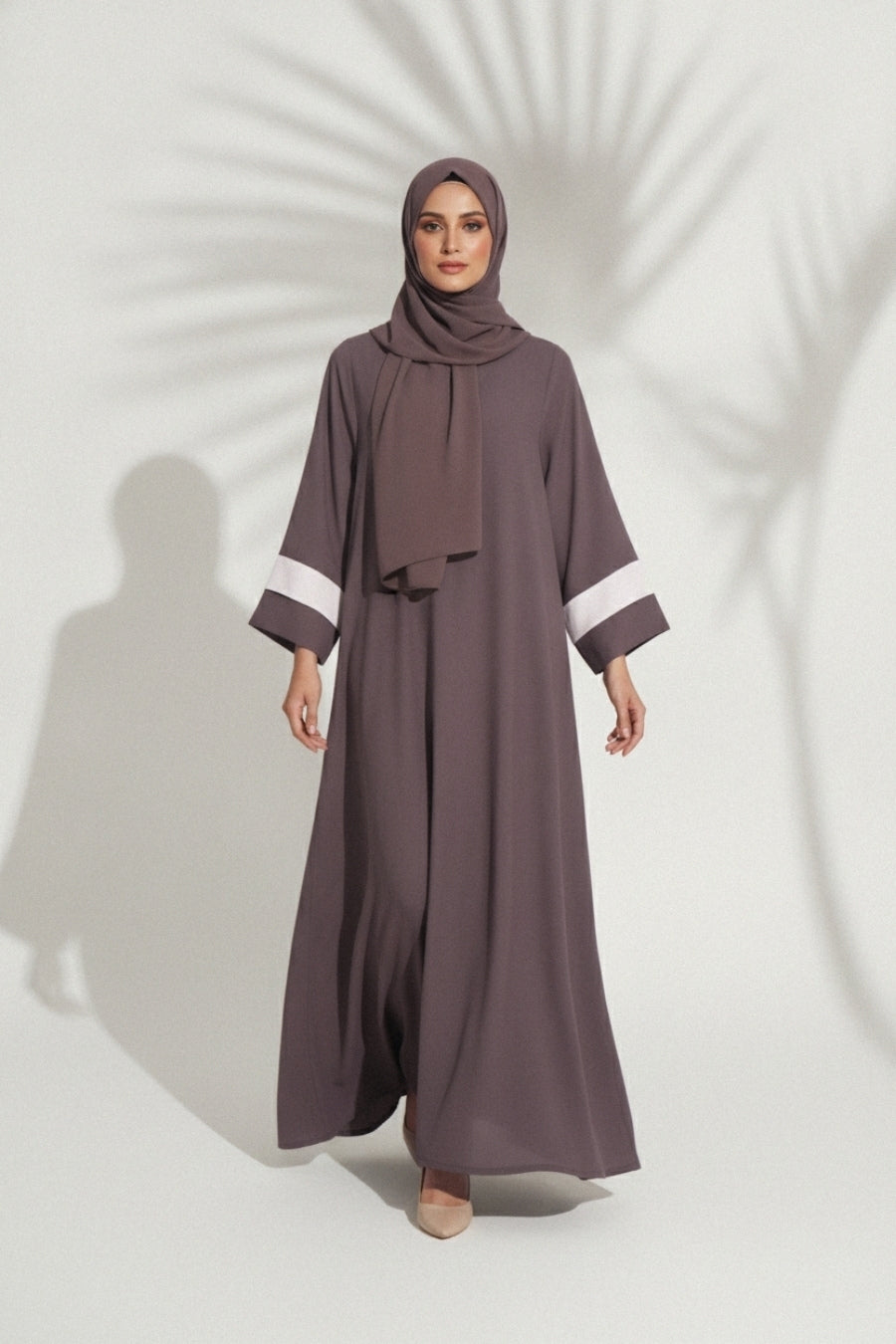 Plum Serenity Abaya