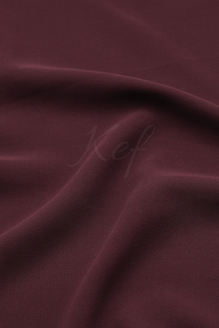 Georgette Hijab - Plum