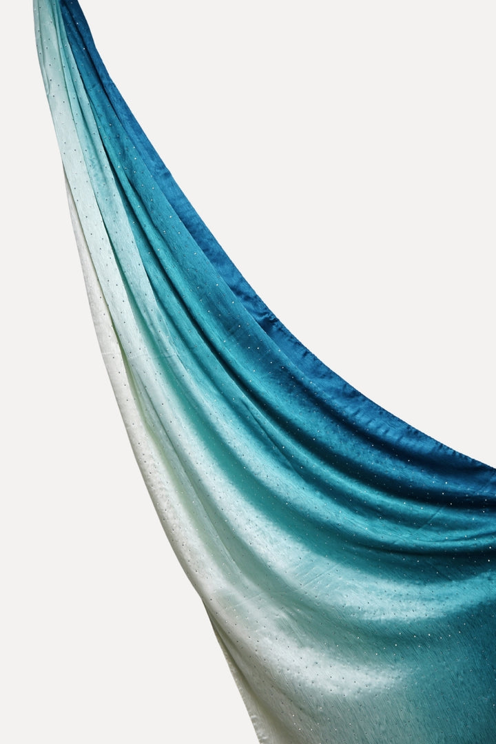 Ombre Satin Silk - Prussian