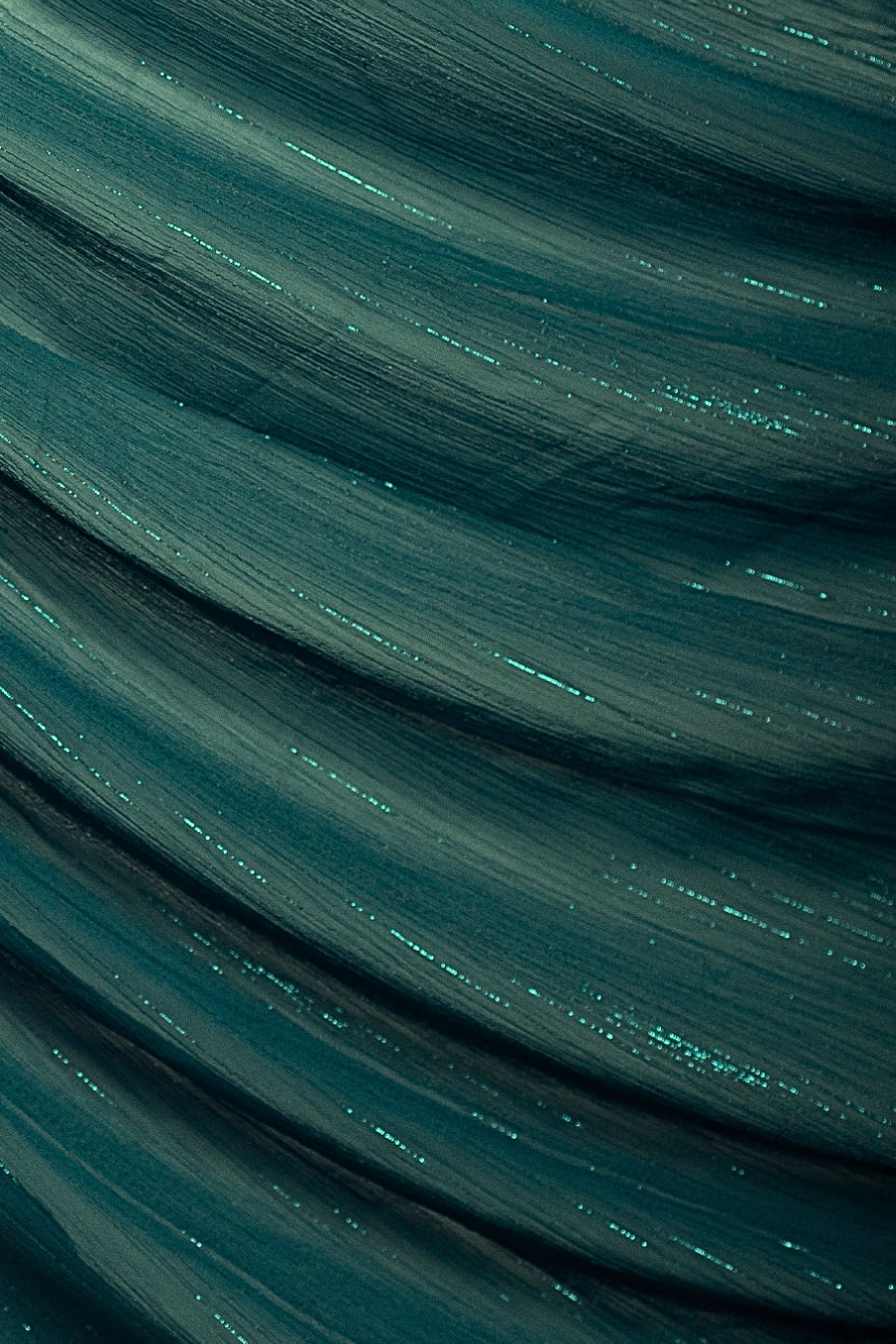 Metallic Chiffon - Prussian