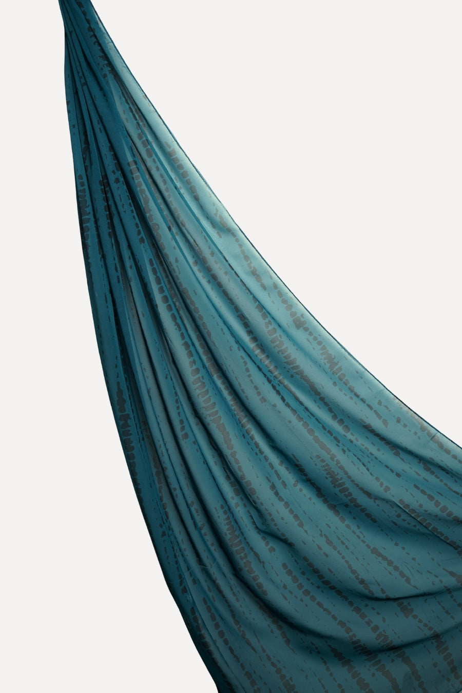 Tiedye Print Chiffon Hijab - Prussian