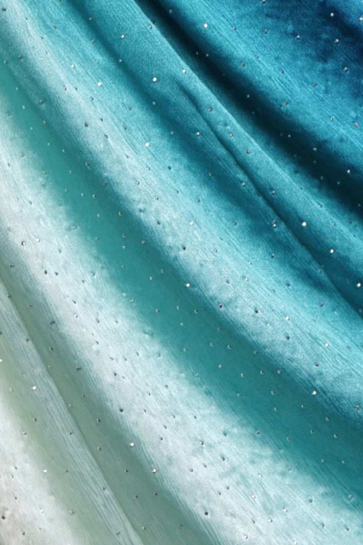 Ombre Satin Silk - Prussian