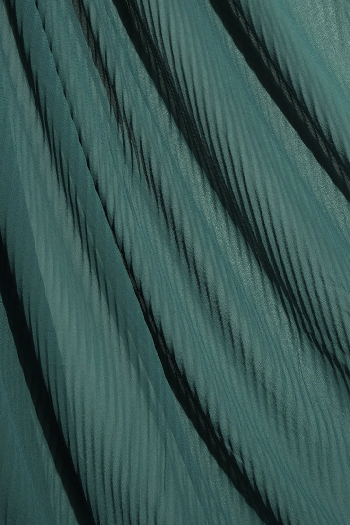 Crinkle Georgette Hijab - Prussian