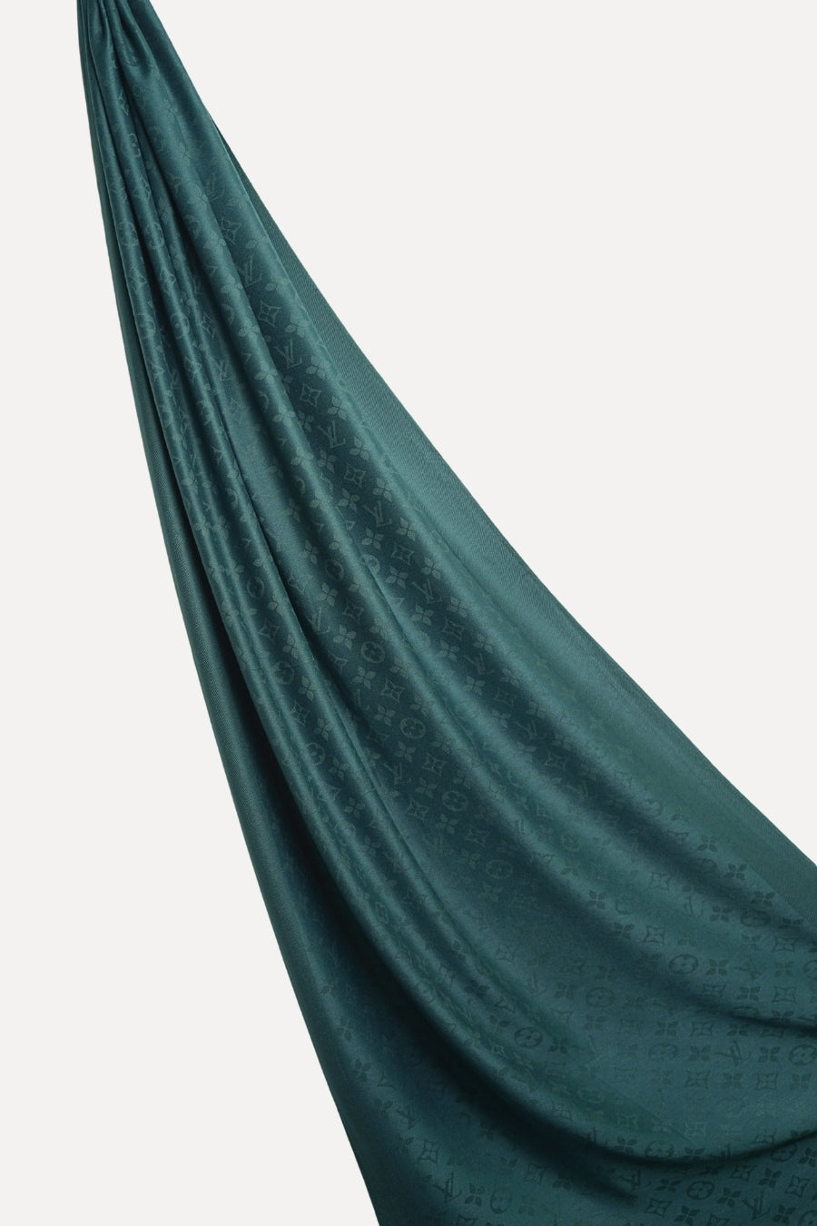 LV Cashmere Hijab -  Prussian Green