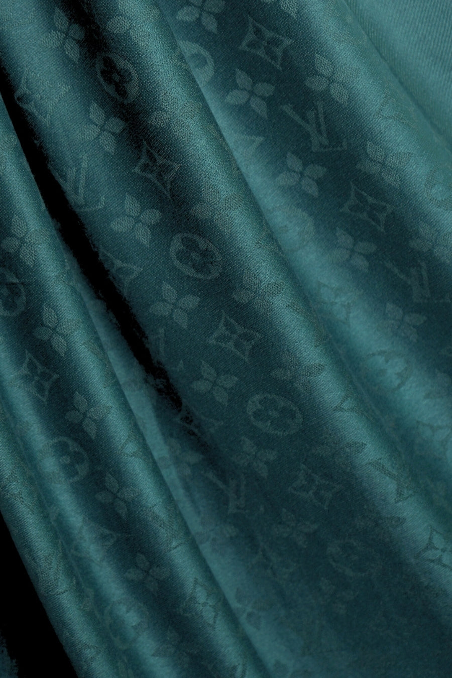 LV Cashmere Hijab -  Prussian Green