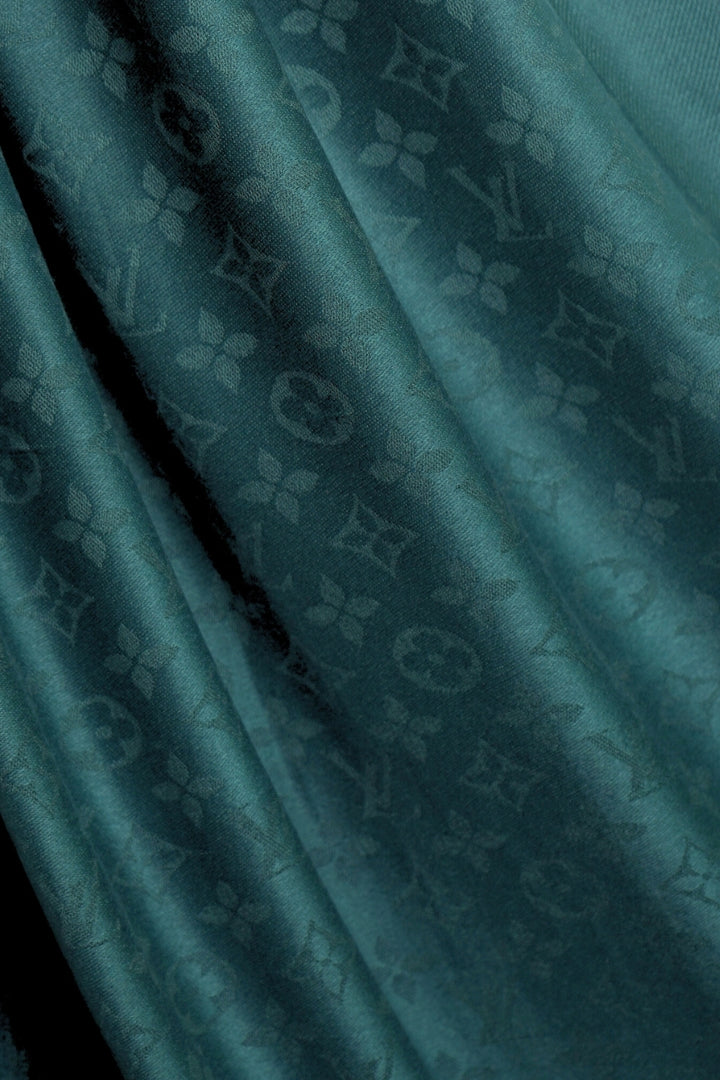 LV Cashmere Hijab -  Prussian Green