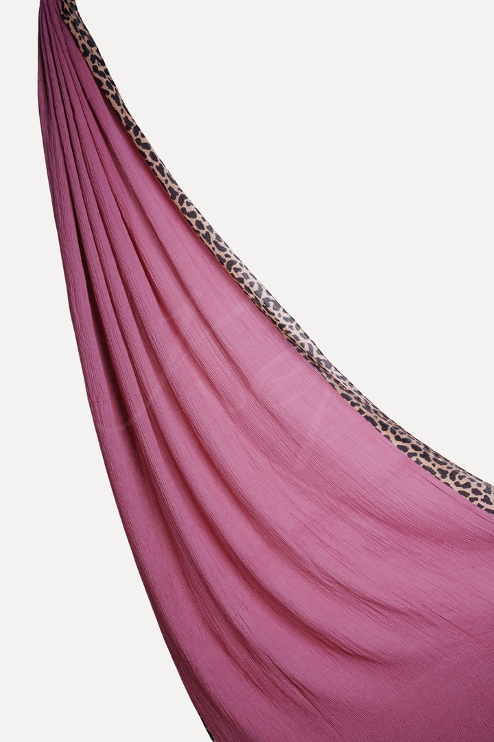 Pleated Crinkle Hijab - Punch